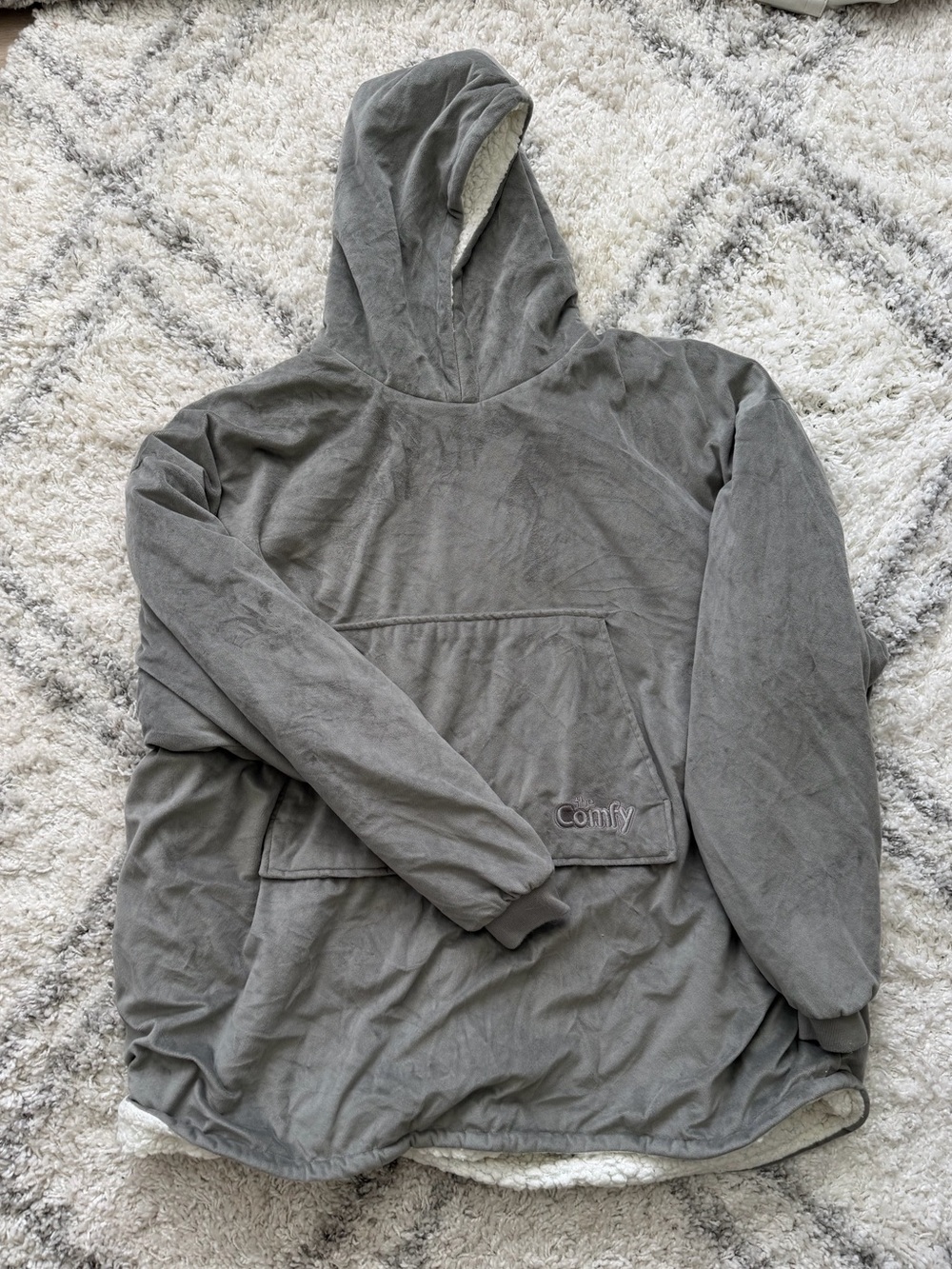 Hooded blanket/sweatshirt